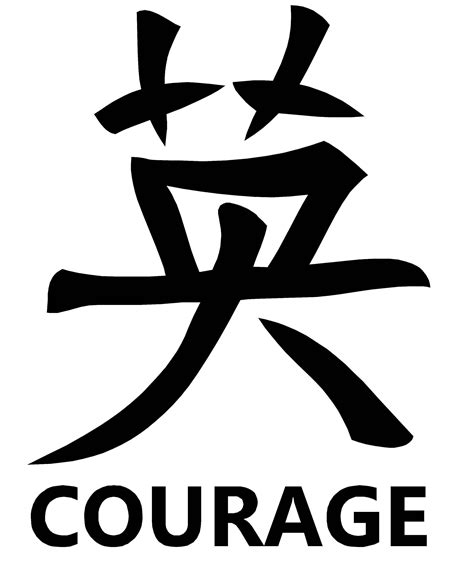 Discover 3 Japanese Kanji Symbols for Courage & Bravery