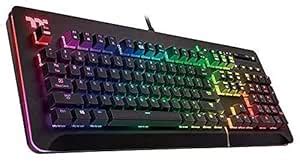 Amazon.in: Buy Thermaltake Level 20 RGB Black Aluminum Gaming Keyboard ...