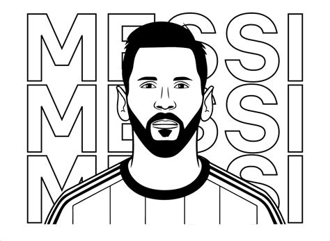 Lionel Messi coloring pages - ColoringLib
