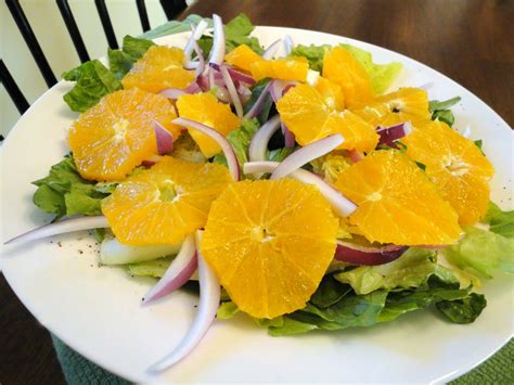 Hearts of Romaine Salad with Orange Vinaigrette - Basilmomma