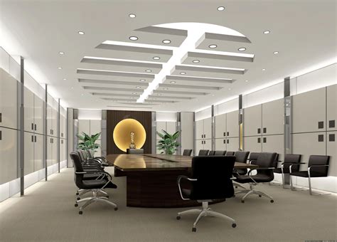 现代简约352m2多功能会议室装修效果图-装修设计方案-酷家乐3D云设计