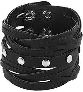 Crazy Queens Leather Bracelet Price in India - Buy Crazy Queens Leather ...
