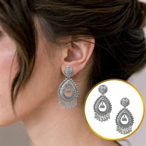 Silver Jhumkas - Buy Silver Jhumkas online at Best Prices in India ...