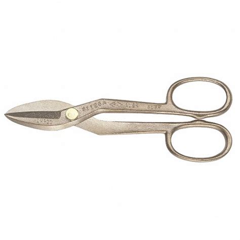 AMPCO, Straight, 12 in Overall Lg, Tinners Snip - 4RPP4|S-1144 - Grainger