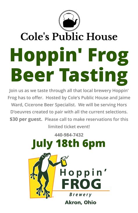 Up Coming Events — Cole's Public House