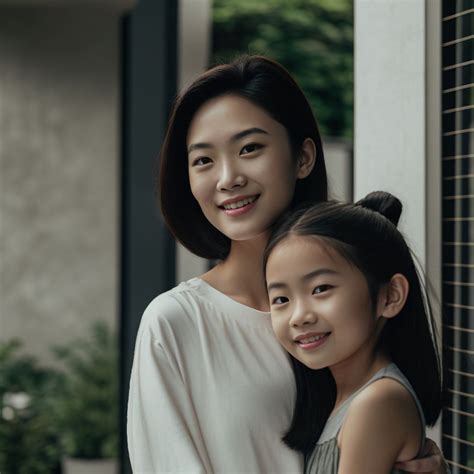 Free image: Mom and daughter: home portrait - Premium Free AI Generated ...