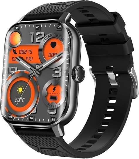 Hcosmy Smartwatch, Blood Glucose Smart Watch for Men Women, Big Screen ...