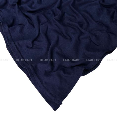 Navy Blue- Premium Modal Classic Jersey Hijab – Hijab Kart