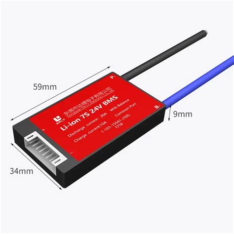 BMS 7S 24V 20A for Lithium Ion Battery (Waterproof & Heat Resistant Wi ...