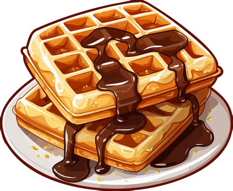 AI generated Waffle clipart design illustration 35512267 PNG
