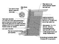 Design Detail Drawings for Modular Segmental Retaining Wall