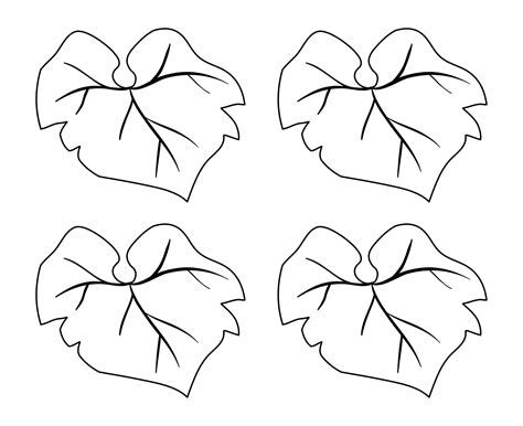 Printable Leaf Patterns 的图像结果