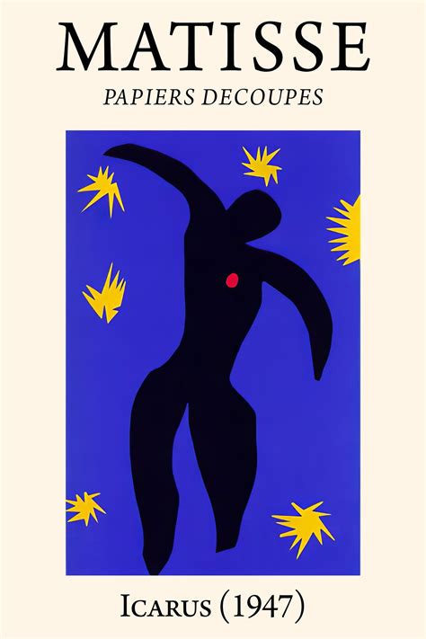 Icarus (1947) Henri Matisse Cut-Out – Nukkad Studios