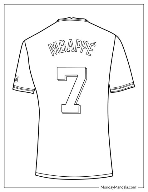 18 Kylian Mbappé Coloring Pages (Free PDF Printables) | Coloring pages ...