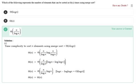 Image result for Merge Sort Time Complexity Graph
