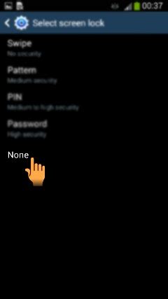 How to disable Lock screen Password security in Samsung Galaxy Grand2 ...