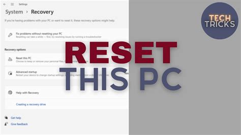 Image result for Fresh Start My Computer