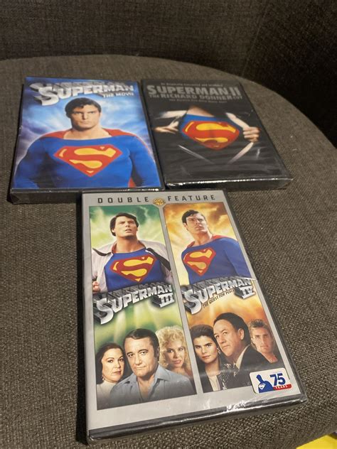 Superman The Movie DVD Lot 1-4, Factory Sealed, New 883929091720 | eBay
