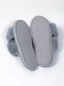 Women's House Slippers, Simple And Fluffy Bedroom Slippers | SHEIN USA