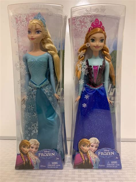 (2 DOLLS) DISNEY FROZEN ELSA & ANNA BY MATTEL NEW IN ORIGINAL SEALED PACKAGING | eBay UK