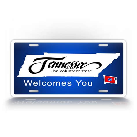 Tennessee Welcome Sign License Plate – SignsAndTagsOnline