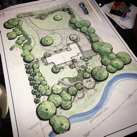 Color Master Plan #swh #landscapearchitecture #design #drawing #art ...