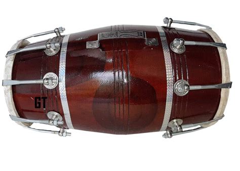 GT manufacturers Wood Dholak Musical Instrument Drum Nuts N Bolt Dholak ...