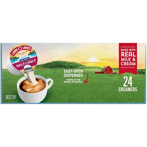 Land O Lakes Mini Moos Half and Half Creamer Singles - 24 Count (Shelf ...