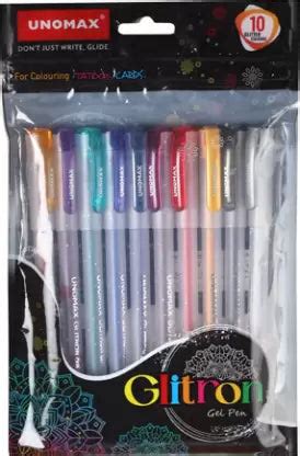 Unomax Glitron Gel Pen – Bbag | India’s Best Online Stationery Store