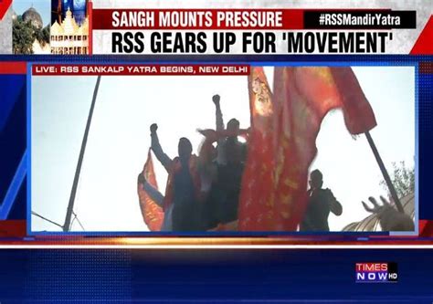 RSS pushes hard for Ram Mandir ordinance with its 'Sankalp Rath Yatra ...