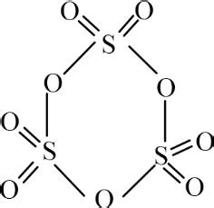 The number of S-S bonds in sulphur trioxide trimer (S3 O9) is