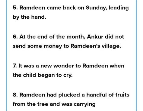 C. Correct thegivenstatements.1. When Ramdeen reached the go-cart, the ...