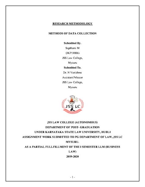 Research Methodology Methods OF DATA COL - RESEARCH METHODOLOGY METHODS ...