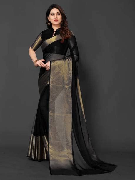 Black Partywear Sarees - Buy Black Partywear Sarees online at Best ...