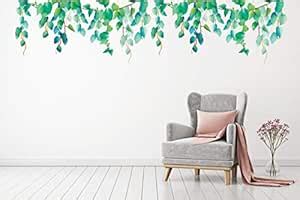 Paper Plane Design 'Flowers' Wall Sticker (Vinyl, 45 cm x 0.1 cm x 60 ...