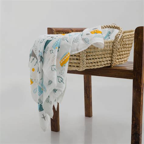 Organic Muslin Swaddle – Zoey