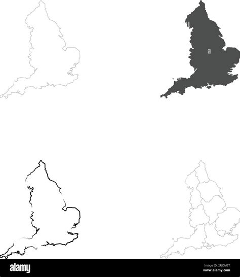 english country map logo illustration design Stock Vector Image & Art ...