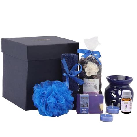 Buy BodyHerbals Lavender Soap Spa Hamper Gift Set for Women and Men ...