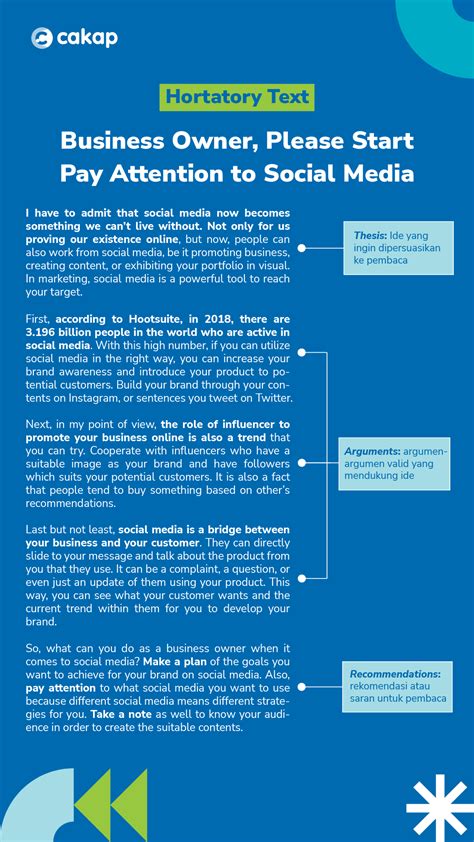 Contoh Hortatory Exposition Text dengan Struktur & Cara Penggunaan