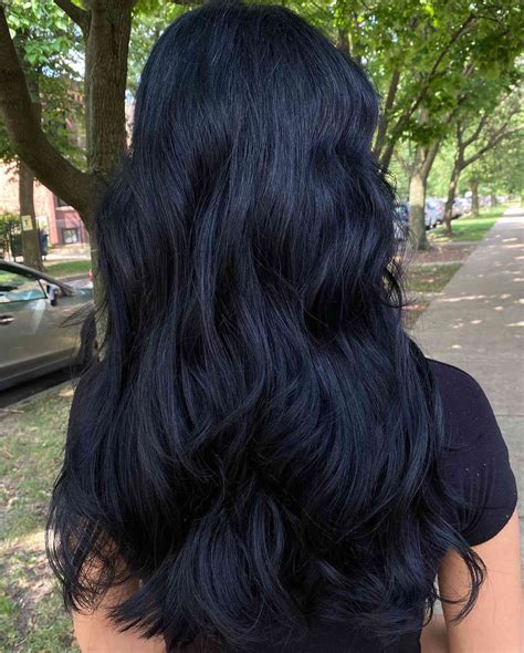 Midnight Blue Hair Color On Black Hair