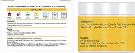 Buy REJUSURE 90% L-ASCORBIC ACID + E+F POWDER REDUCE HYPERPIGMENTATION ...