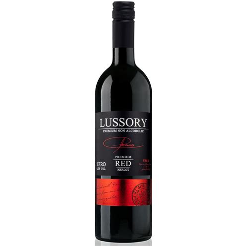 Lussory Premium Merlot Alcohol Removed 0.0% Dealcoholized Red Non ...