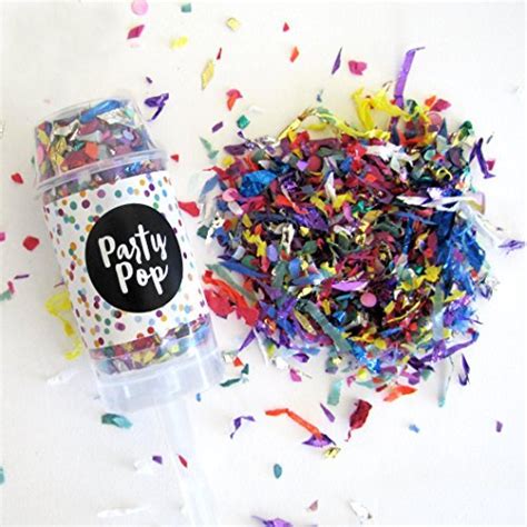 Confetti Party Pop Confetti Poppers Push Pop : Amazon.in: Home & Kitchen
