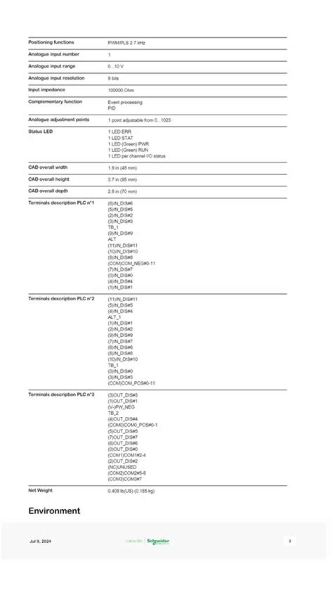 Schneider Plc - TM241CE40T Schneider Electric Logic Controller, Modicon ...