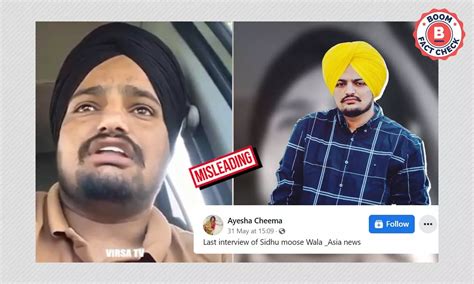 old video of Sidhu Musewala shared on social media as his last interview