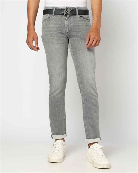 Men's J14 Skinny Fit Grey Wash Jeans