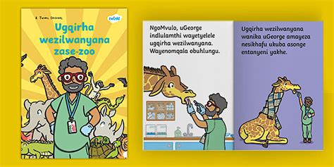 The Zoo Vet | Xhosa Children's books PDF | big book