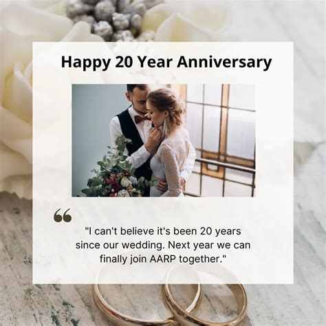 Happy 20 Year Anniversary Quotes Happy 20th Milestone Anniversary 3D