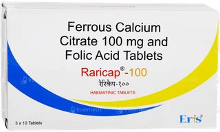 Raricap 100 MG | Order Raricap 100 MG Tablet Online at Truemeds