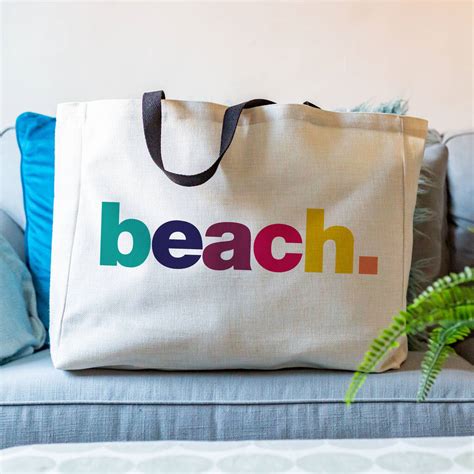 Big Beach Tote Bag By Russet and Gray